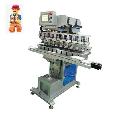 10 stampatore Machine del cuscinetto di colore 0.4-0.6Mpa con le componenti pneumatiche di SMC